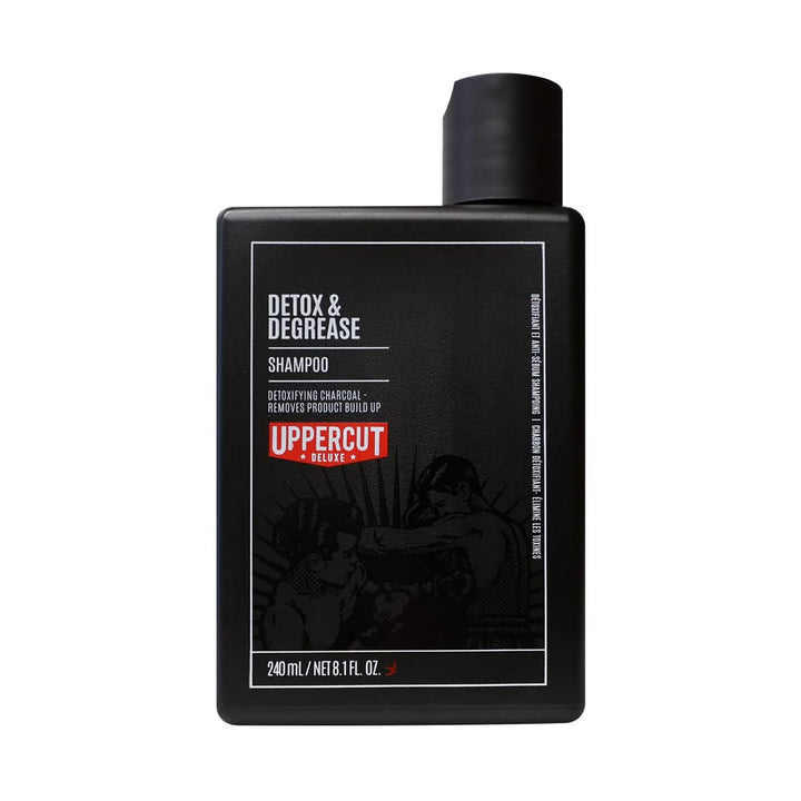 Uppercut Deluxe Detox and Degrease Shampoo for Men, Entgiftendes, Entfettendes und Tiefenreinigendes