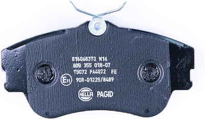 HELLA PAGID 8DB 355 018-071 Bremsbelagsatz - T5072 - Dicke/Stärke: 19.2mm - Bremssystem: Lucas - nic