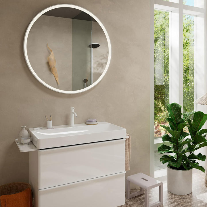 hansgrohe Tecturis S - Waschtischarmatur ohne Ablauf, energiesparend (CoolStart), Wasserhahn Bad mit