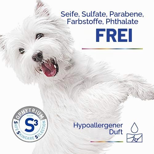 DOUXO S3 Calm Shampoo zur Linderung von Juckreiz für Hunde und Katzen, hypoallergener Duft, für juck