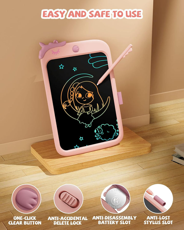 10-Zoll-LCD-Schreibblock, elektronisches digitales Schreiben und Farbbildschirm-Graffiti-Brett, Gesc