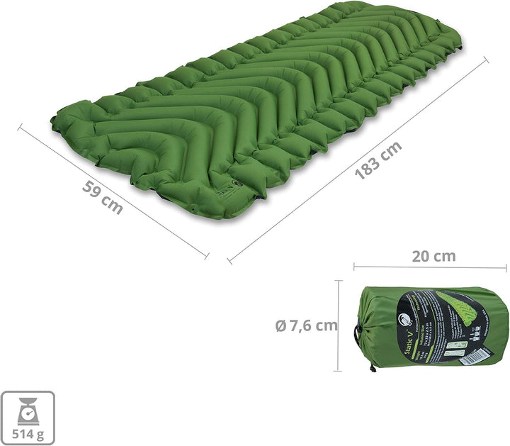 Klymit Schlafmatte Static V Grün, Grün