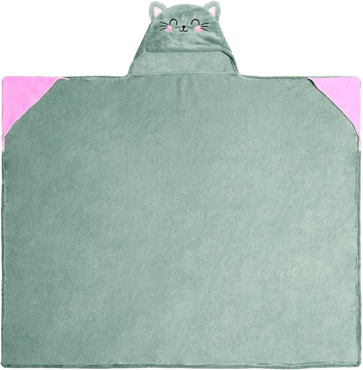 Legami - Cosy Hugs Kapuzendecke! Mit Handwärmertaschen und Kapuze, Polyester-Decke, Knopfverschluss,