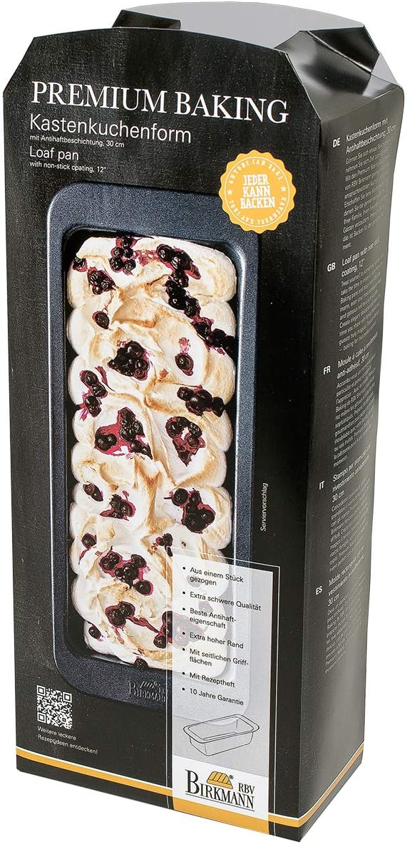 Kastenkuchenform Premium Baking 30 cm Antihaftbeschichtung Backform Kastenform