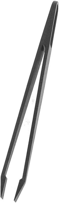 Pinzetten aus Kunststoff, abgeschrägte flache Spitze, antistatisch, für Elektronik, Schmuckherstellu