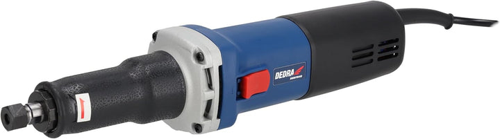DEDRA Geradschleifer 550W, Schaft 6 mm, 3m kabel, 7000-34000 U/Min, gewicht 1,75kg, softgrip mit Ein