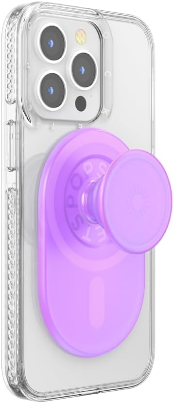 PopSockets runder Telefongriff kompatibel mit MagSafe, Adapterring im Lieferumfang entha