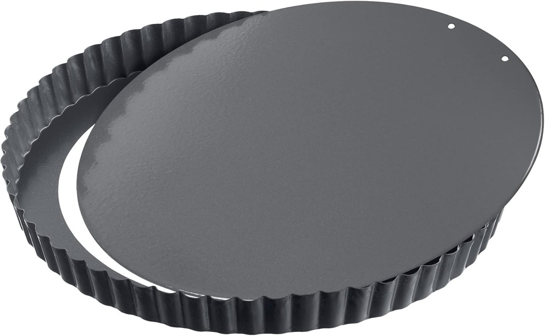 ORIGINAL KAISER La Forme Plus Tarteform mit Hebeboden 28 cm, Quicheform antihaftbeschichtet, herausd