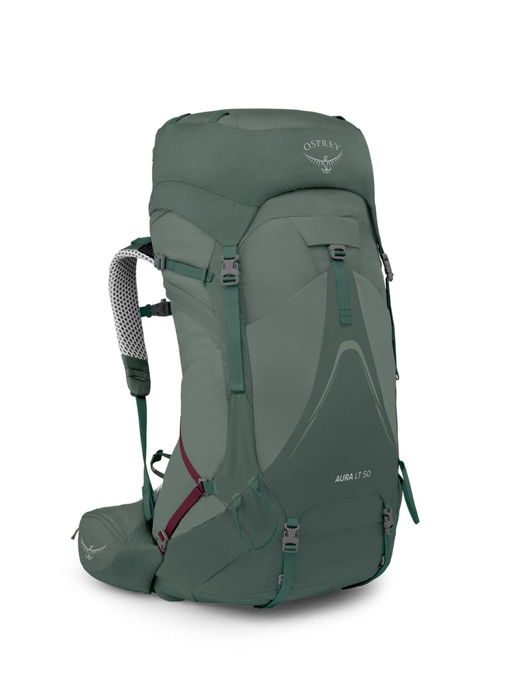 Osprey Europe Damen Aura Ag Lt 50 Backpack Koseret/Darjeeling Spring Green WXS/S, Koseret/Darjeeling