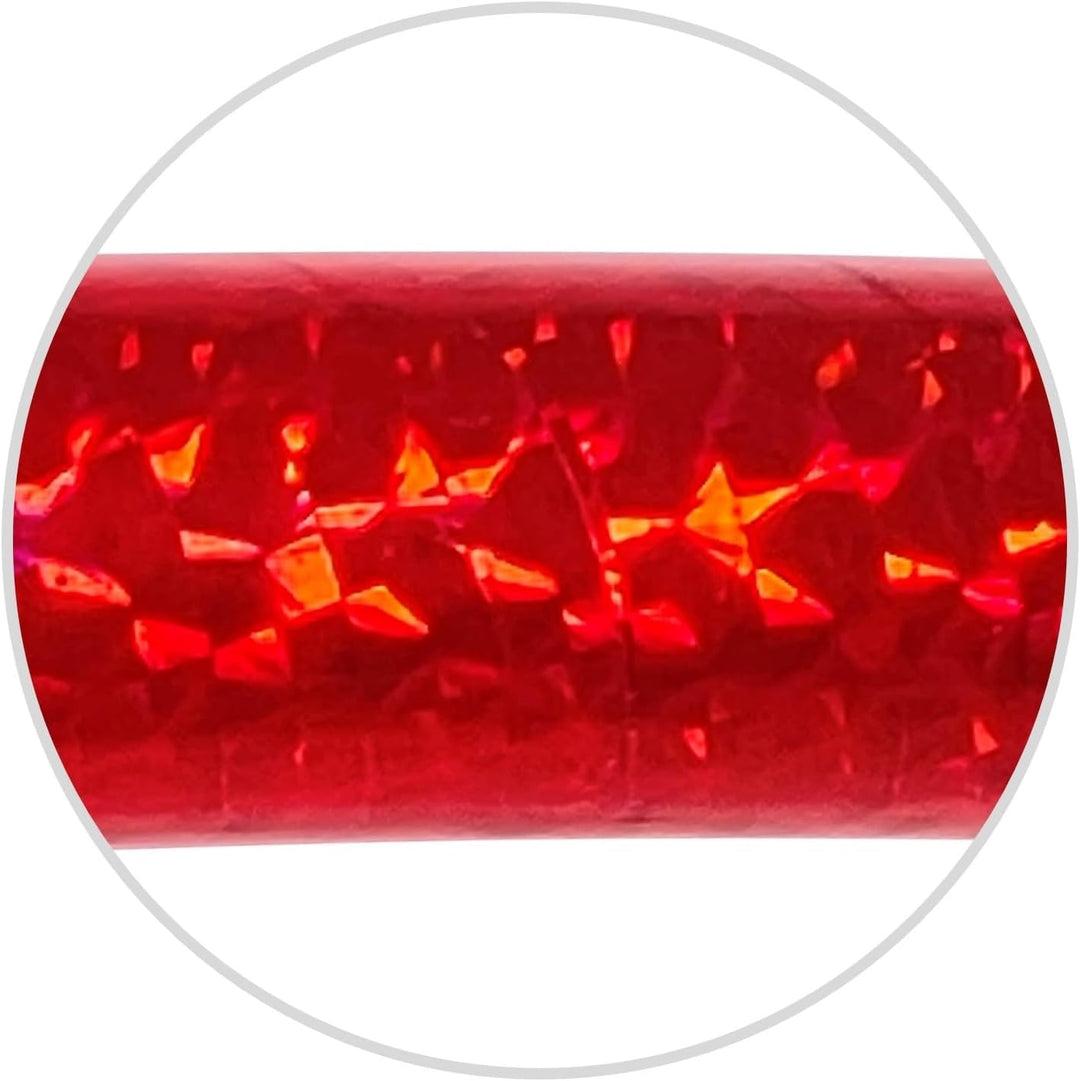 Zirkus Hula Hoop, Hologramm Farben, Ø70/75/80/85/90cm Rot Ø90cm, Rot Ø90cm