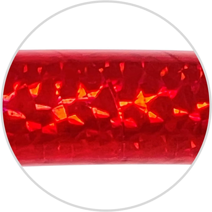 Zirkus Hula Hoop, Hologramm Farben, Ø70/75/80/85/90cm Rot Ø90cm, Rot Ø90cm
