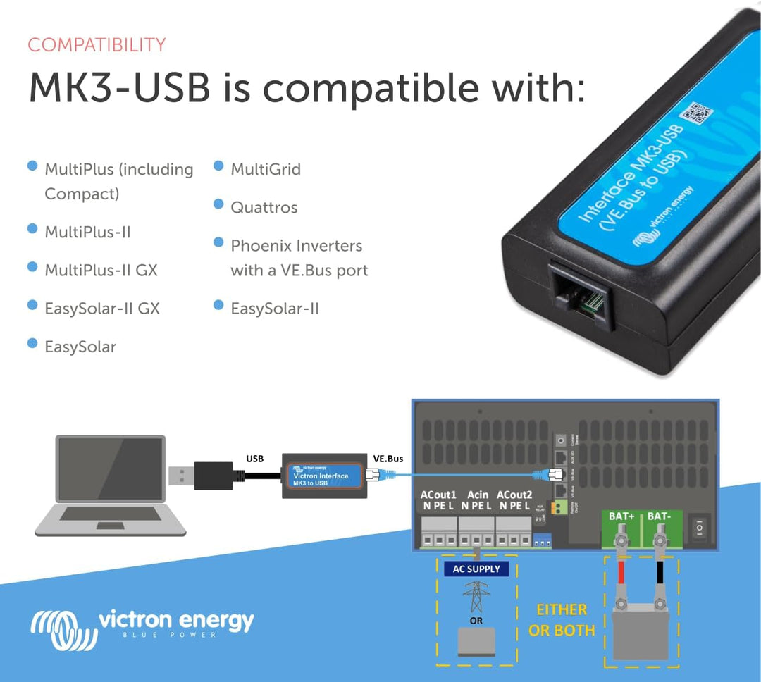 PC Victron MK3-USB Schnittstelle (VE.Bus auf