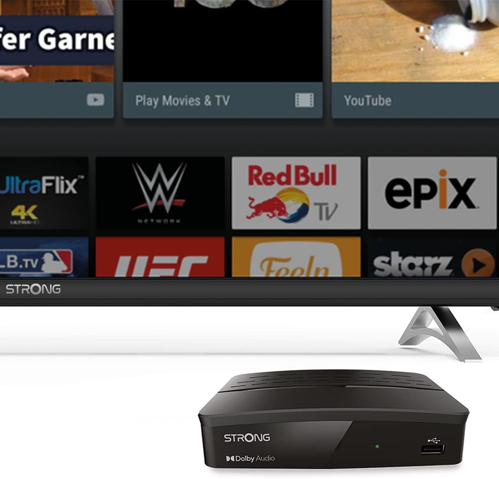 Strong SRT 8209 Digitaler HD-Receiver (DVB-T2, HDMI, USB Recorder, SCART, HEVC) schwarz