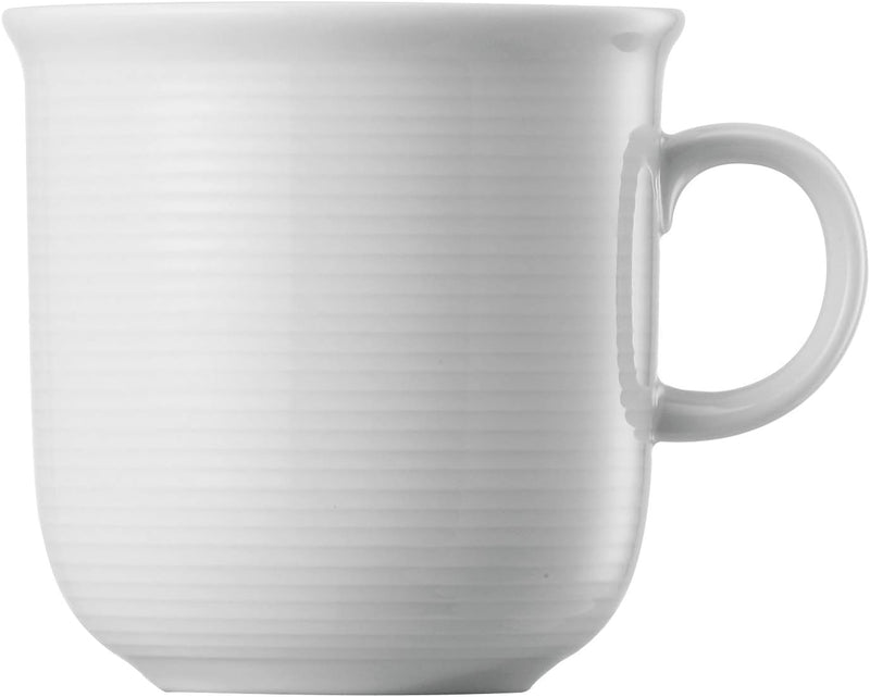 Thomas Trend Weiss - 6 x Porzellan Becher mit Henkel 0,28 l - 11400-800001-15503 - Henkelbecher Mugg