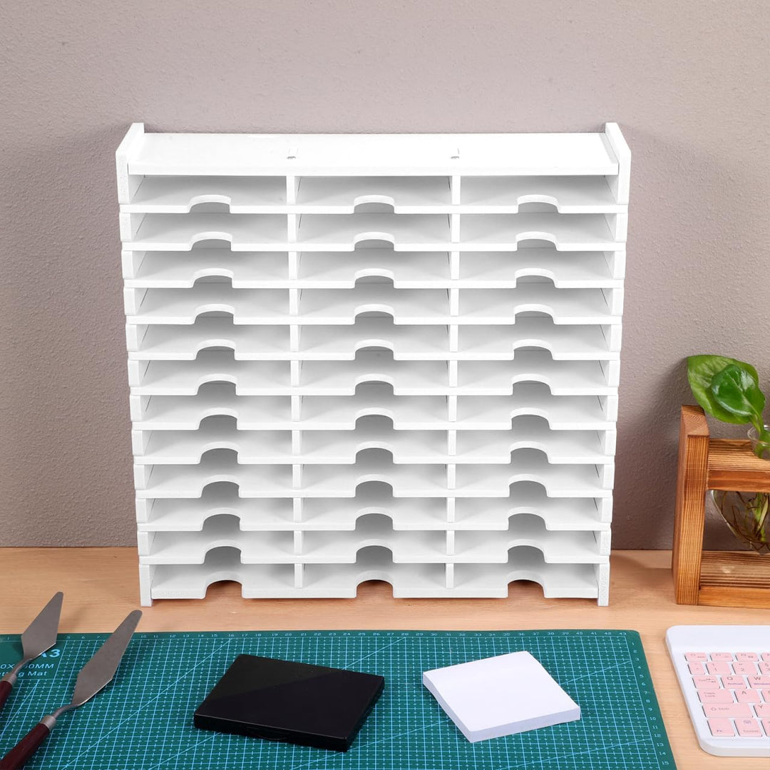 ABOOFAN Cd Aufbewahrungsbox Mit 36 Fächern 13.00X5.24 Zoll Organizer Für Cds Und Dvds Multifunktiona