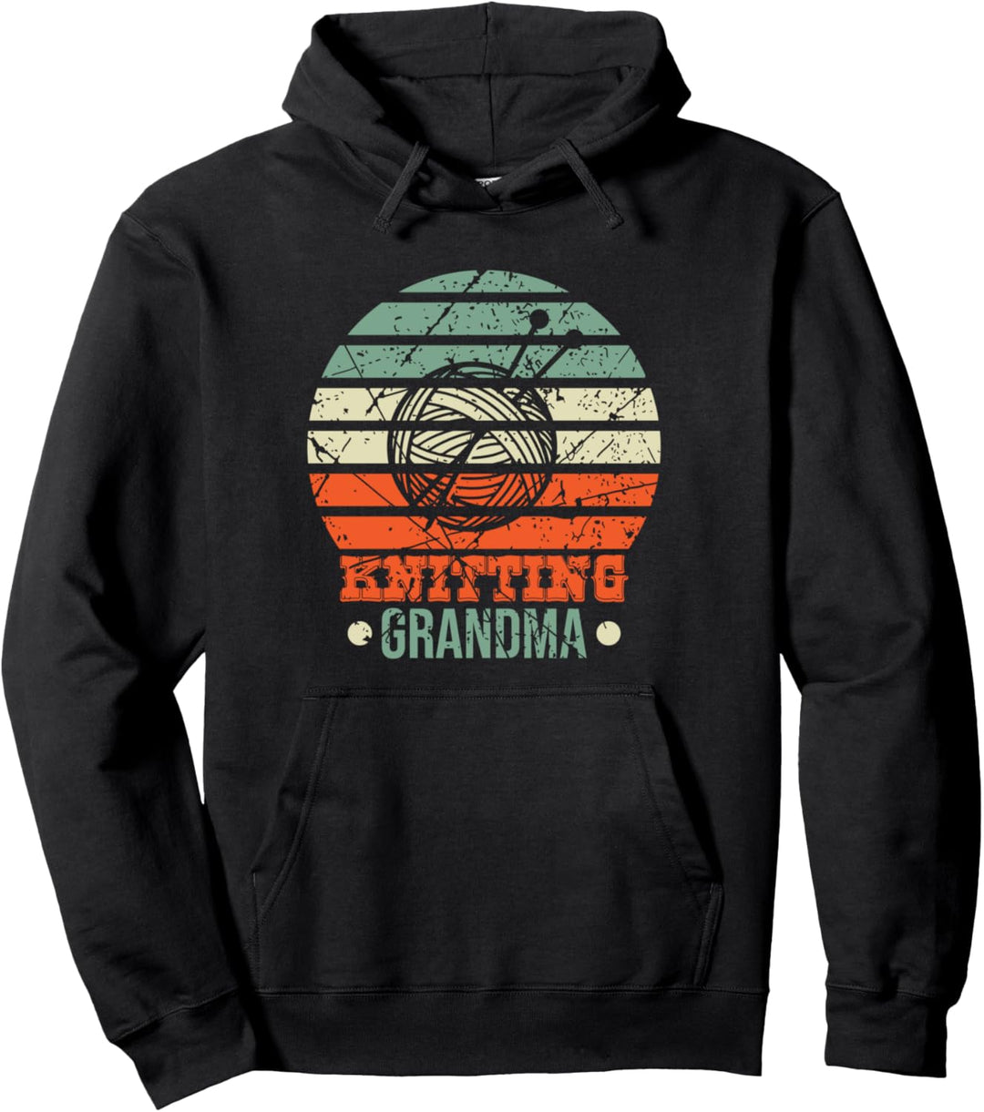 Stricken Oma Häckeln Grossmutter Geschenk Pullover Hoodie