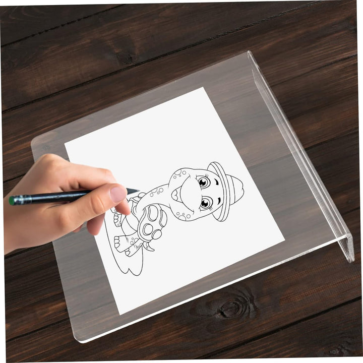 Ciieeo Acryl Schreibtafel Für Maltafel Präsentation Acryl Skizzierstaffelei Für Künstler Aufbewahrun