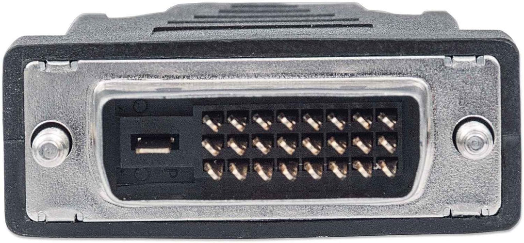 Manhattan 301244 DVI-D Dual Link Stecker auf Stecker DVI Kabel, 5m schwarz, 5m schwarz