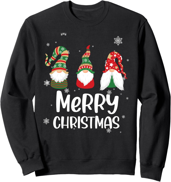 Geschenk Männer Frauen Kinder Frohe Weihnachten Gnome Sweatshirt