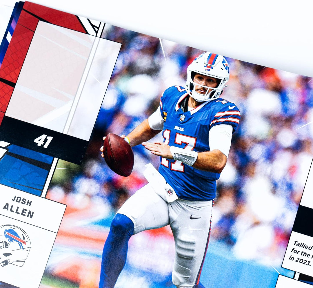 Panini 2024 NFL Sticker & Card Collection Display (50 Tütchen)