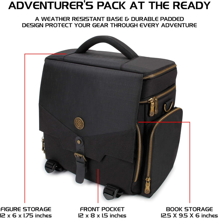 ENHANCE Tischspiele RPG Abenteurer Tasche - Dungeons and Dragons Reisetasche für Dungeon Masters mit