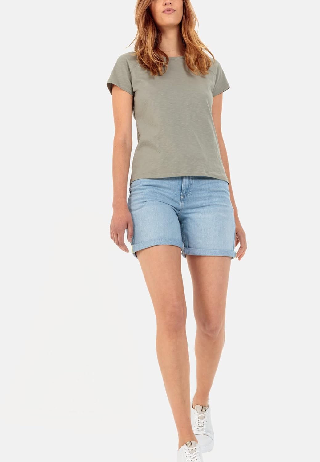 camel active Damen 5-Pocket Shorts Relaxed Fit 27 Hellblau, 27 Hellblau