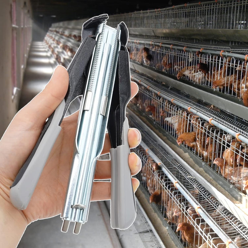 Hog Ringzange Set Multifunktionale Automatische Sparschweinzange mit 2500 C-NäGeln, Geeignet für Zuc