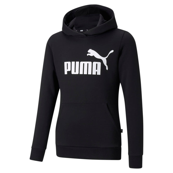 PUMA Damen Ess Logo Hoodie Tr Sweatshirt 140 Puma Black, 140 Puma Black