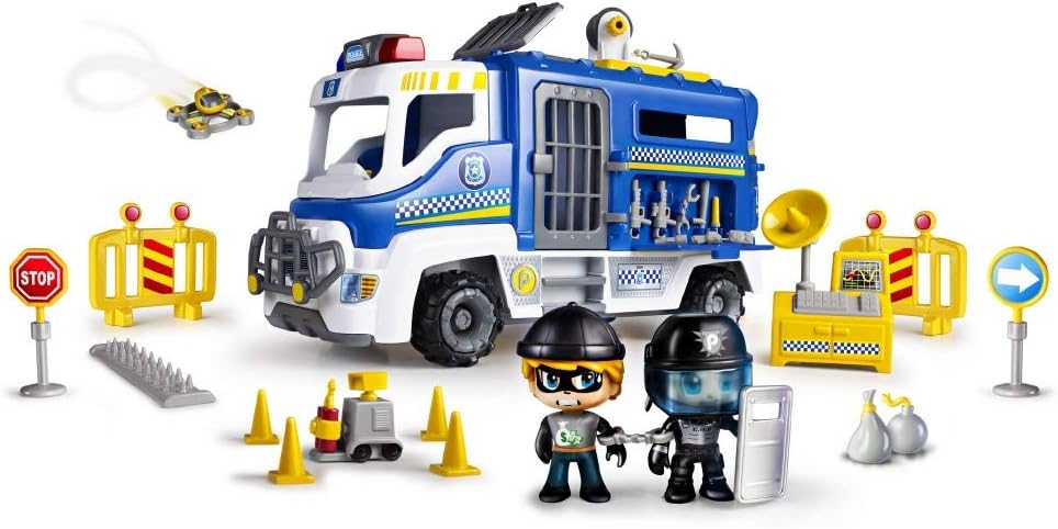 Giochi Preziosi Pinypon Action LKW Polizei mit 2 Figuren und Zubehör