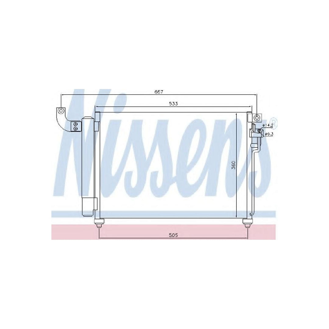 Nissens 940003 Kondensator, Klimaanlage