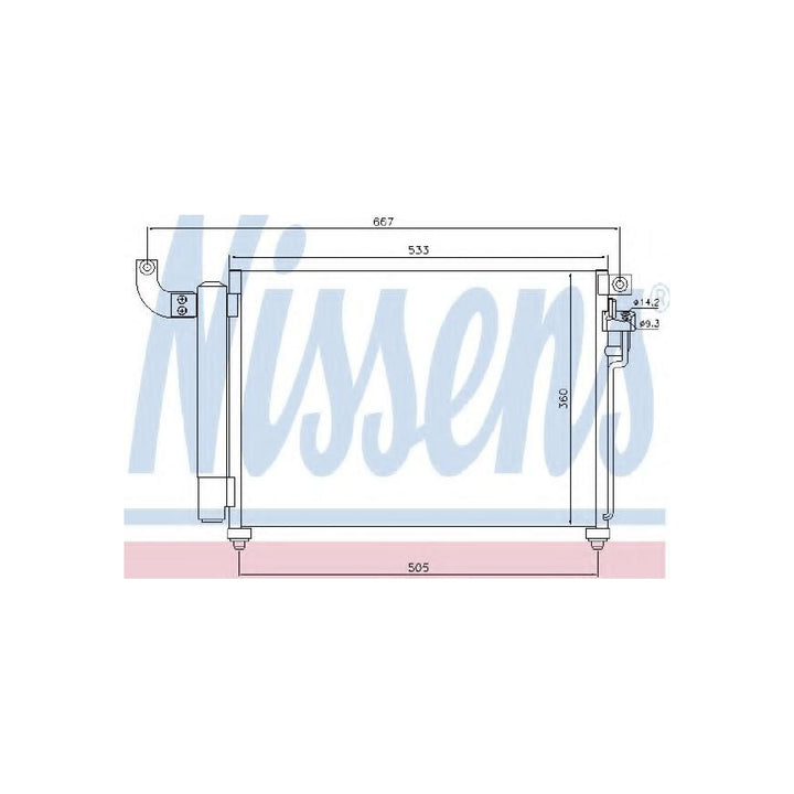 Nissens 940003 Kondensator, Klimaanlage