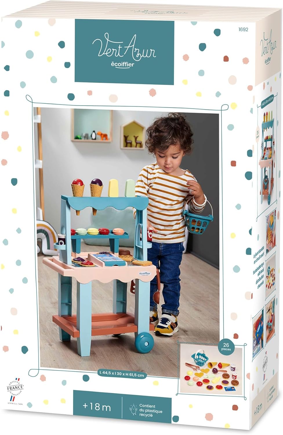 Ecoiffier 1692 Merchant Delight, Mehrfarbig, S