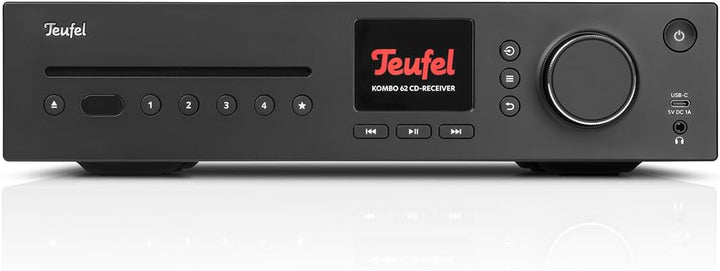 Teufel Ultima 40 Kombo 3 Power Edition - HiFi 2.1 Stereo System mit Mächtiger Subwoofer und CD Recei