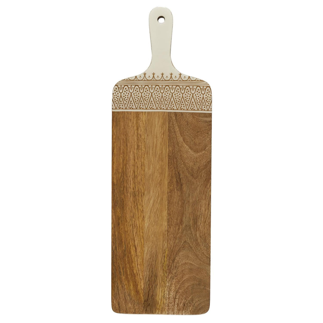 HOME DECO FACTORY, KA0580, Mango Wood Presentation Board 58 cm - Multifunctional Tray for Appetizers