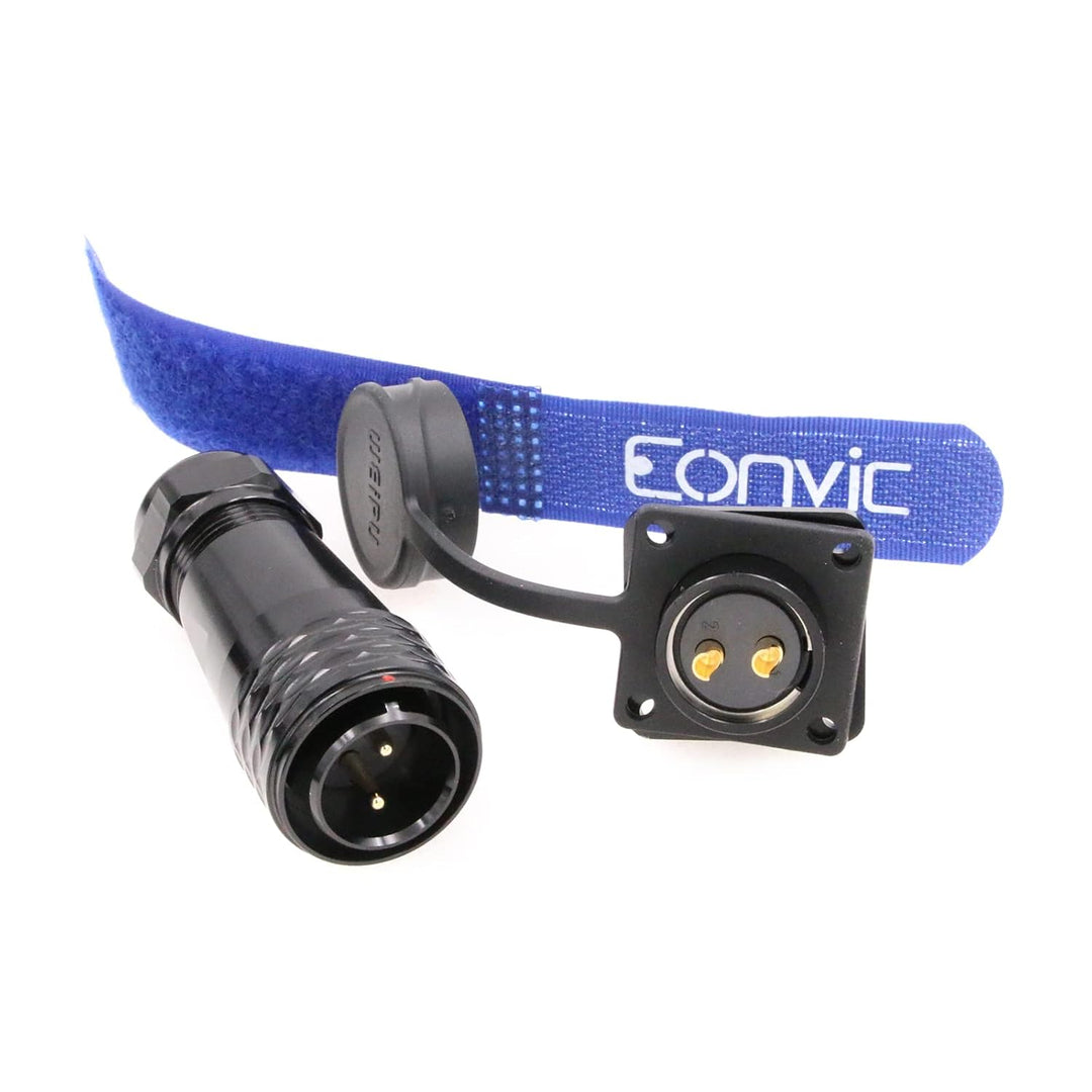 Eonvic WEIPU SA20 2-Pin Male Plug and Female Socket Waterproof Connector Bluetti Aviation Circular E