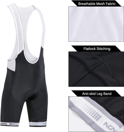 Lixada Radfahren Bib Hosen Herbst Winter Thermal 3D Gel Gepolsterte Radfahren Trägerhose Mountainbik