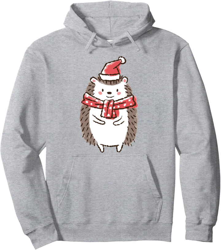 Netter Weihnachtsigel Igel Weihnachten Urlaub Süss Tier Pullover Hoodie