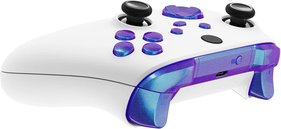 eXtremeRate Tasten Set für Xbox Series X/S Controller(Keine Buchstabenmarken), Ersatzteil Trigger Bu