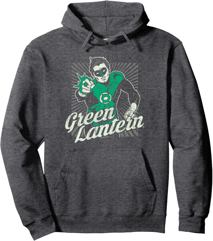 Green Lantern Ring Rays Pullover Hoodie