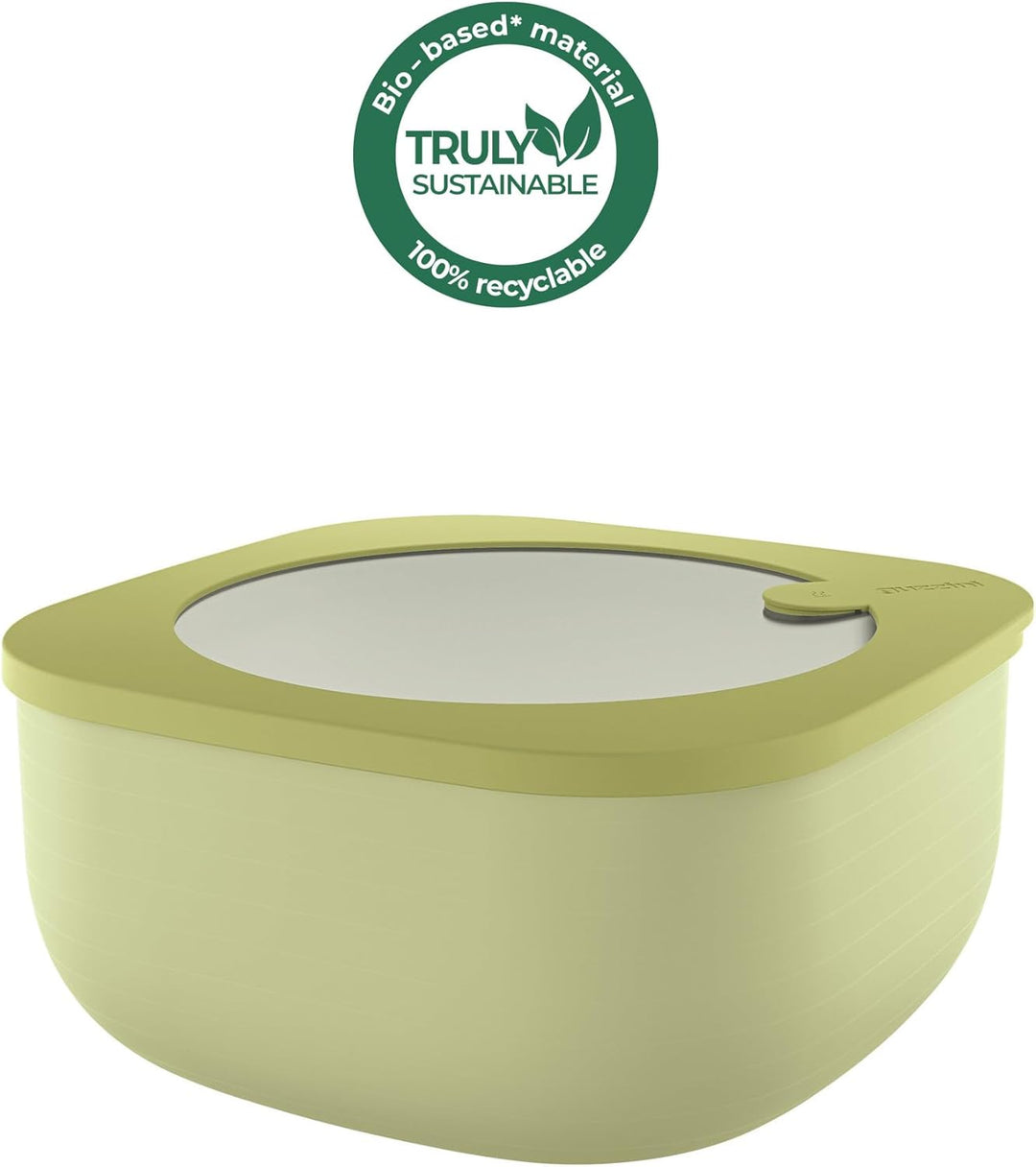 Guzzini - Kitchen Active Design, STORE&MORE BIO, Dicht schliessende niedrige Dosen für Kühlschrank/G