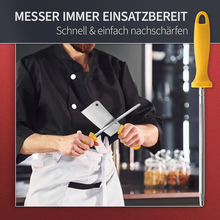 Shov Küchenmesser Set – Premiumqualität | Profi Küchenmesser | Kochmesser Set | Fleischmesser | Ausb
