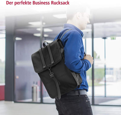 Hama Laptoprucksack 15.6 Zoll, 40 cm (Laptoptasche für Damen und Herren, leichter Rucksack aus wasse