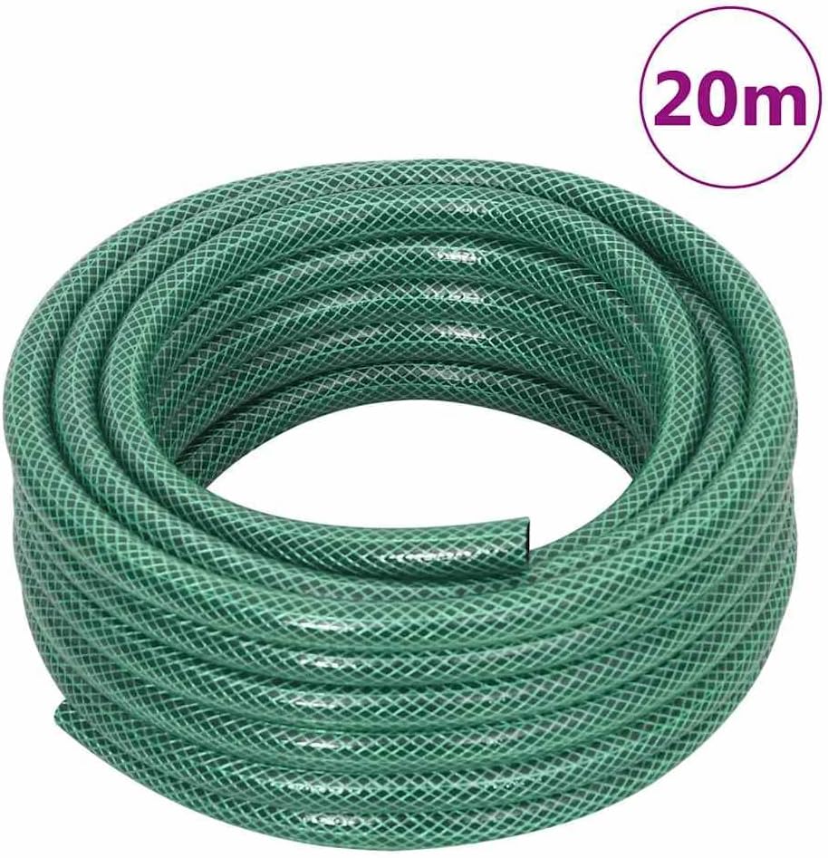 vidaXL Schlauchtrommel, Schlauchaufroller Freistehend mit 20m Schlauch, Gartenschlauch mit Anschluss