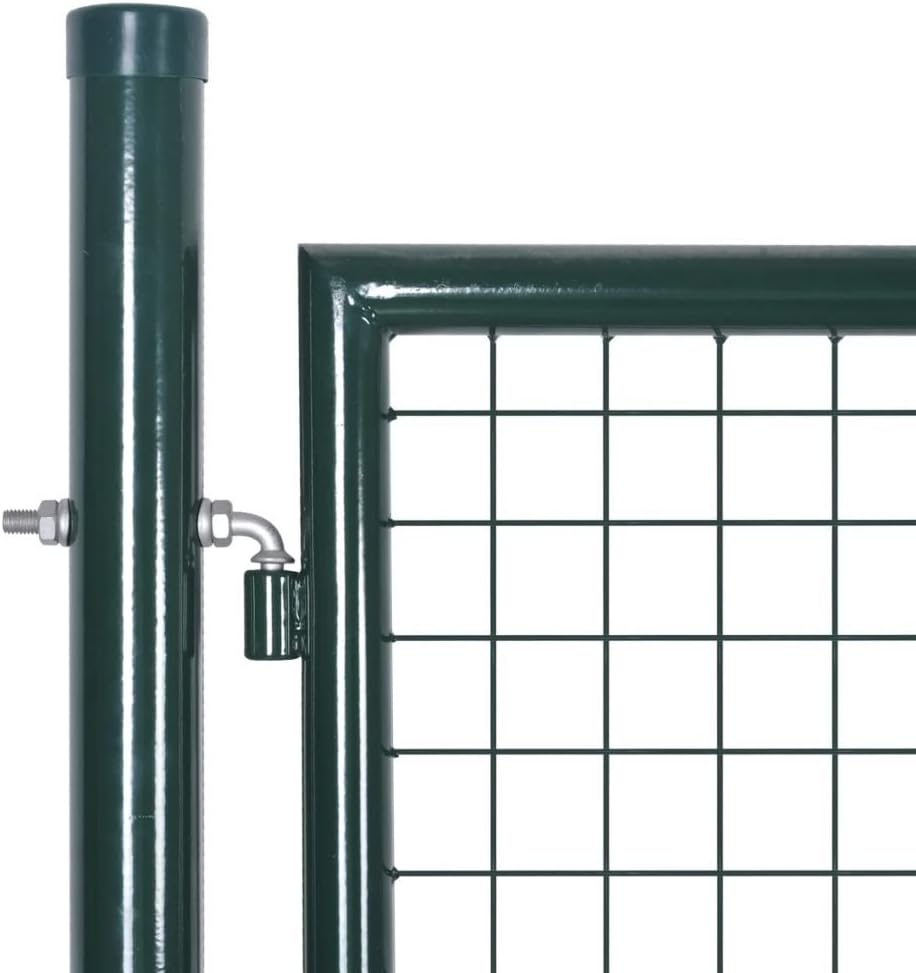 Festnight Metall Gartentor 306 x 250cm Gartentür Zauntür Hoftor Gartenpforte | Gartenzaun Tür aus ve
