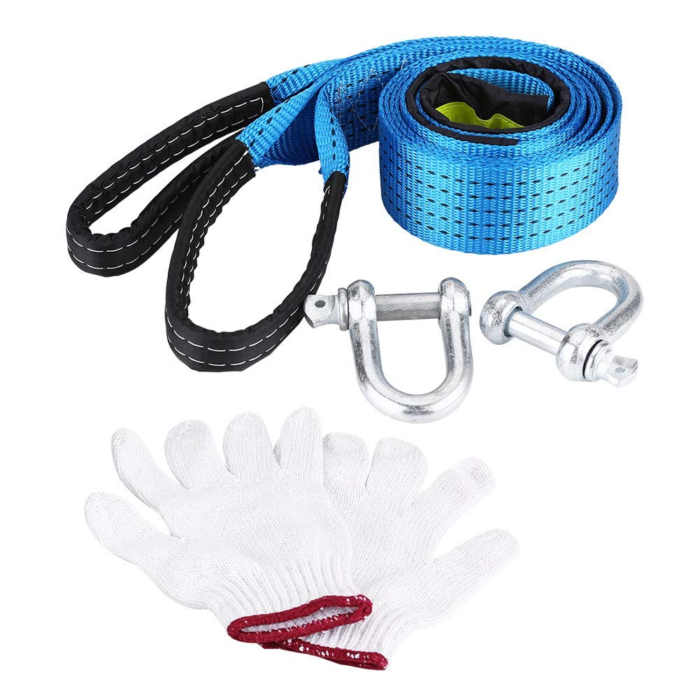 Abschleppseil , Kraftvoller Abschleppgurt Spanngurte Abschleppseil Reflektierende Verdickung Leistun