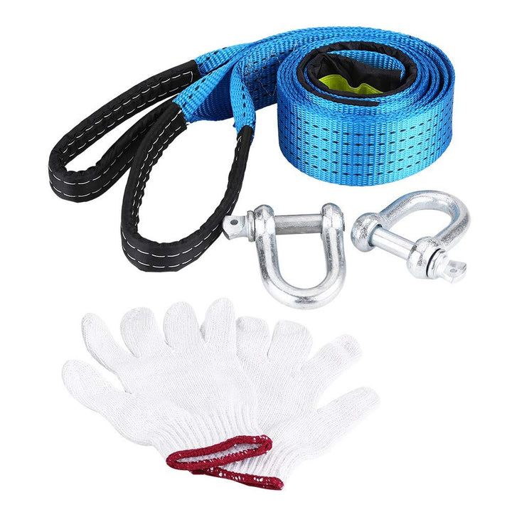 Abschleppseil , Kraftvoller Abschleppgurt Spanngurte Abschleppseil Reflektierende Verdickung Leistun