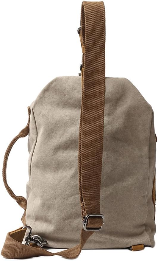 Neuleben Vintage Sling Rucksack Schulterrucksack Canvas Daypack Brusttasche Retro Schultertasche Kle