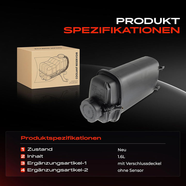 Frankberg Ausgleichsbehälter Kühlmittel für 5er 5er Touring 7er 8er E31 E38 E39 1990-2004 1711174116