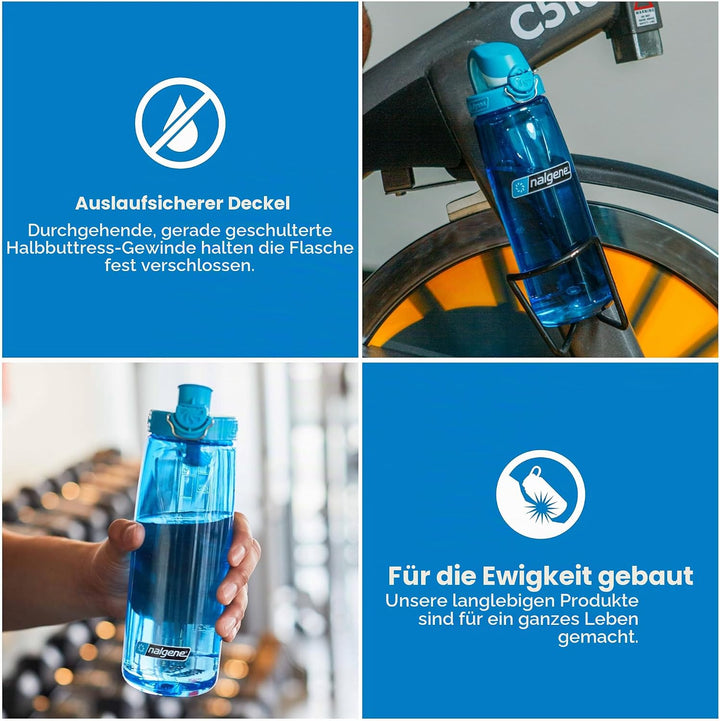 Nalgene OTF Sustain Trinkflaschen Blau 0,65 L, Blau