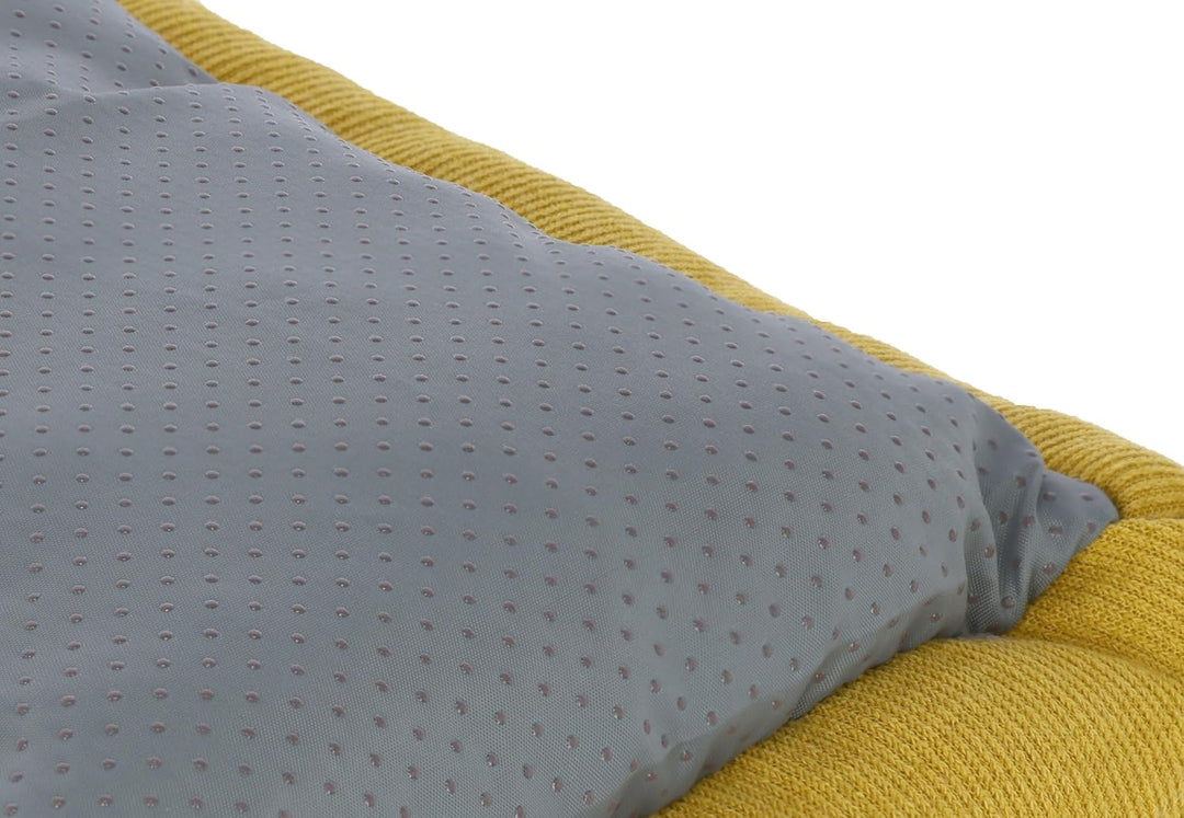 Kerbl Pet Kuschelbett für Kleintiere, weiss/gelb, 36x32x7cm